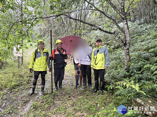 苗栗男登山關西赤柯山迷路 竹縣消防成功救援