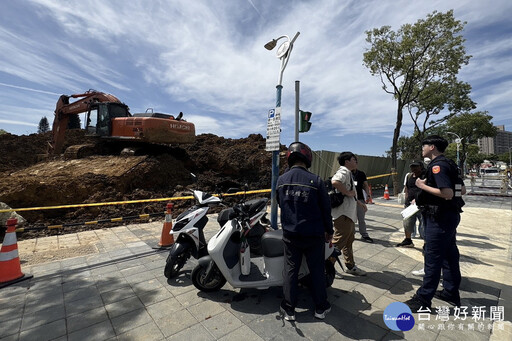 中壢體育園區埤塘遭非法棄土 桃市府鐵腕出擊查扣機具斷絕不法