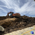 中壢體育園區埤塘遭非法棄土 桃市府鐵腕出擊查扣機具斷絕不法