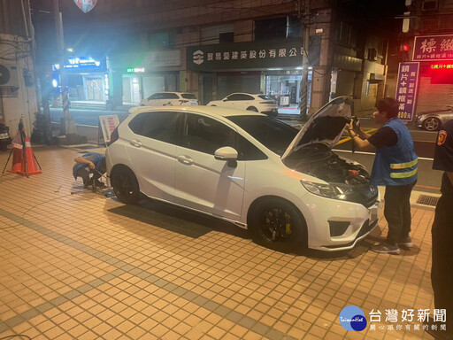 楊梅警靜桃專案取締噪音車、酒後駕車 規劃專案勤務大執法防制事故發生