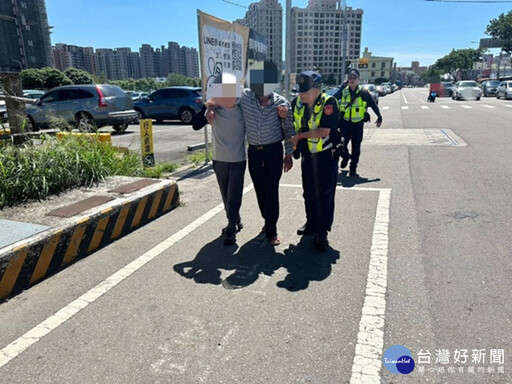 8旬翁騎車險熱昏 警民合作即刻挽救一命