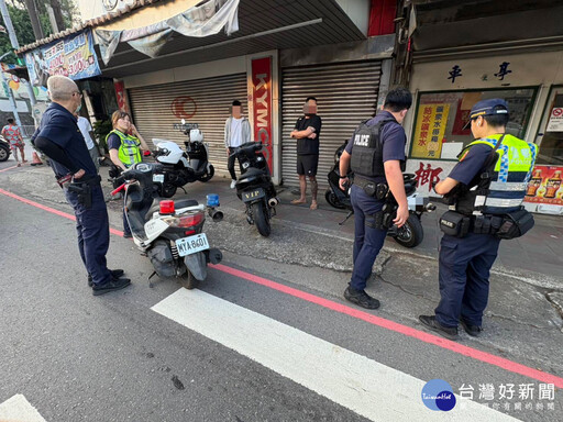 清晨異常車流聚集 警即刻出擊攔查改裝機車