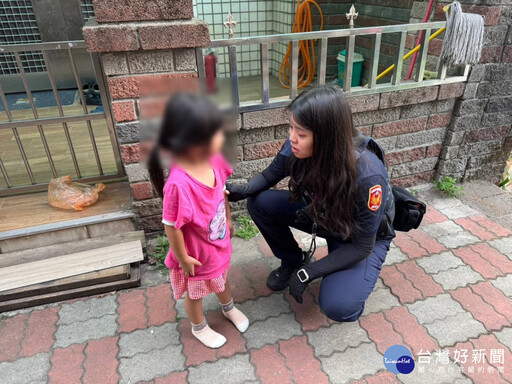 5歲童趁家人熟睡偷溜上街 平鎮警助平安返家