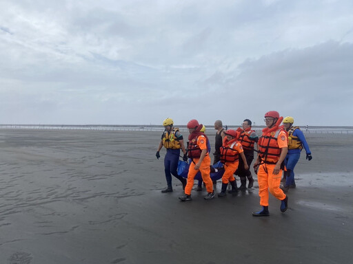 海巡獲報即刻救援暈厥民眾 呼籲颱風期間慎防水域危險