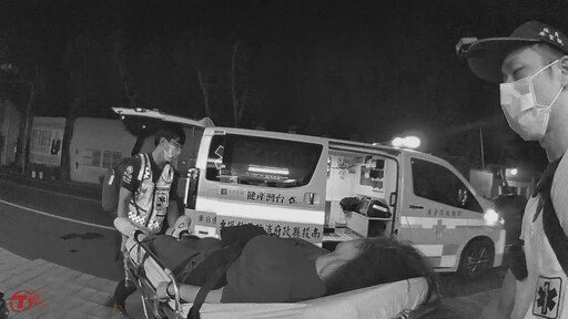 疑與男友起爭執 女暴飲高粱酒醉倒地 中興警馳援送醫