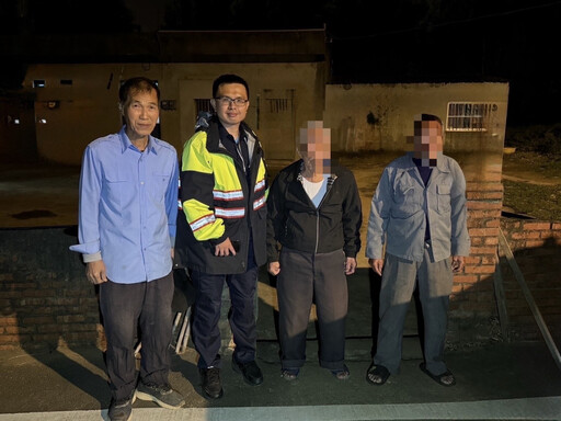 7旬翁暗夜迷途騎到楊梅 暖心警細心查線索助其返家
