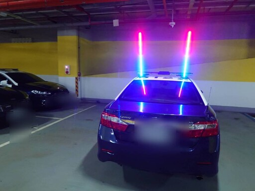 LED警示燈5/20同步啟用｜中市警「領先全國」提升執勤安全性