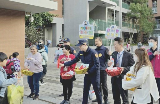 開學日平安上學｜南港警溫馨守護！