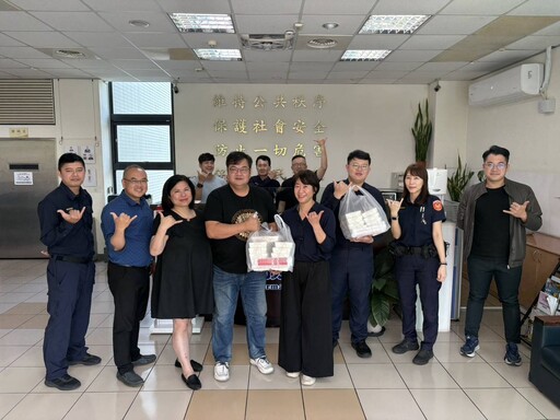 工業派出所迎新任女所長|警友站長趙令澤到場勉勵