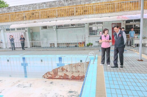 呂玉玲偕同桃園市長張善政共同會勘 平鎮游泳池化身複合型社會住宅預定地