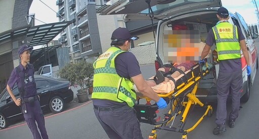 虛弱老嫗路倒命懸一線！ 潭北警「火速救援」平安返家