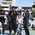 波麗士創意宣導出奇招 警車重機警犬組最強三重奏