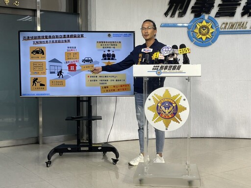 刑事局瓦解跨境電商竊盜集團!逮13嫌追回500萬元贓物