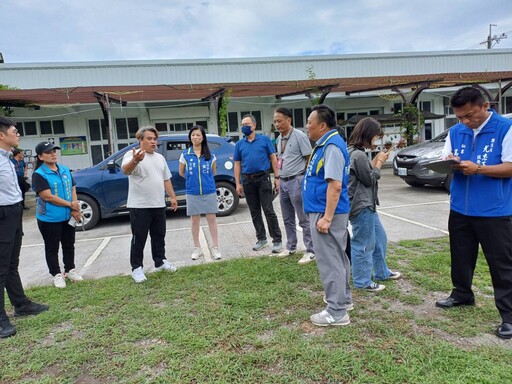 黃仁關切部落聚會所及生活設施復建工程 夫人王春梅代表親自參與會勘馬不停蹄