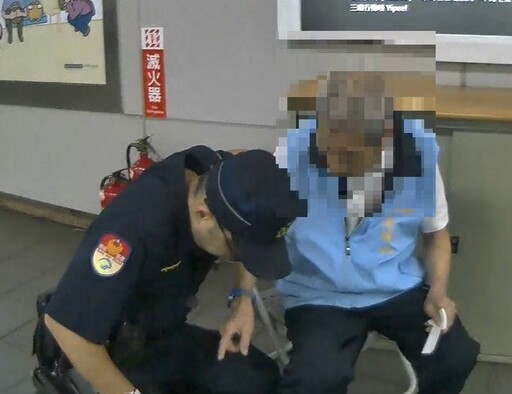 迷途老翁拍打捷運閘門 捷警眼尖察覺異狀及時協助返家
