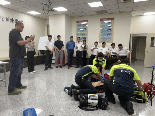 竹縣消防局攜手ZOLL國際醫療大廠 提升OHCA緊急醫療救護量能