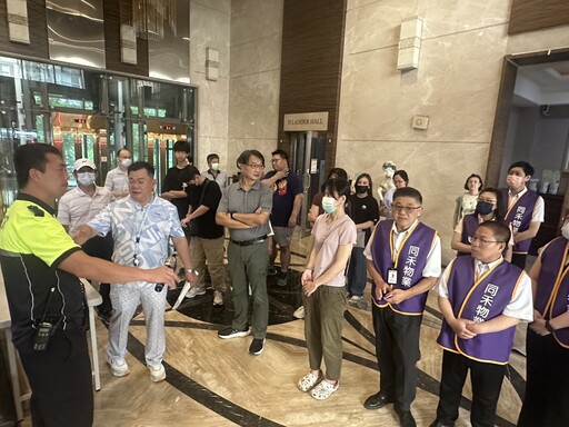 竹市敦煌大樓辦大型消防演練 同禾物業推防災士提升社區安全