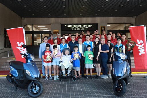 在地企業攜手捐贈5輛消防勤務機車 助竹縣消防救災更機動