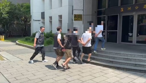 蘆洲停車場槍手落網 警逮4嫌搜出作案槍彈