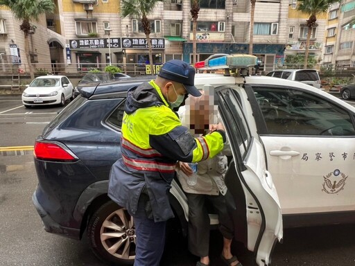 老翁社區內迷途 基二警細心護送回家
