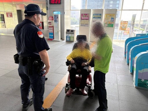 電動輪椅突沒電！捷警即刻伸援 助失智父親「平安回家」