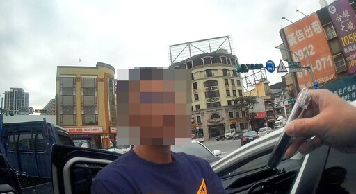 男子狂歡後毒駕昏睡車道回堵 警敲窗還「手握喪屍煙彈」