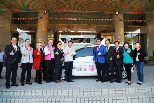 國際扶輪3470地區暖心義舉 捐贈安仁家園寶貝交通車