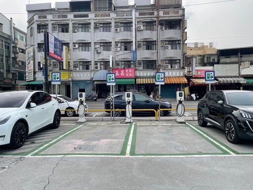 兼顧城市永續及觀光便利 嘉市增加停車場電動汽車充電樁配比率