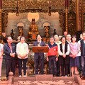 總統賴清德至彰化大庄慈雲寺 參香祈福贈匾