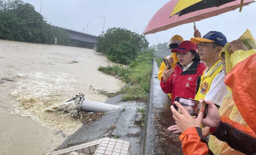凱米颱風造成雲林縣多處淹水 張麗善指示全力救災
