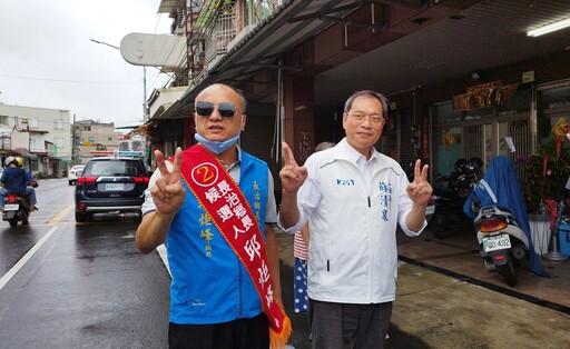 影音/屏東長治鄉長補選 國民黨立委蘇清泉陪同候選人邱炬峰做最後衝刺