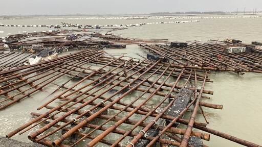 凱米颱風重創牡蠣養殖 嘉義縣農損初估1億6200萬元