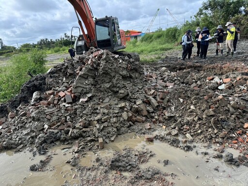 台南地檢署聯手環警查獲非法土資場回填營建混合物3嫌羈押禁見