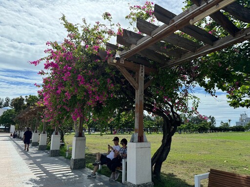 認養漁人碼頭空品淨化區 東石村志工籲民眾愛護環境