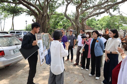 張麗善視察虎尾建國二村工程 場域活化、歷史傳承與觀光發展三贏