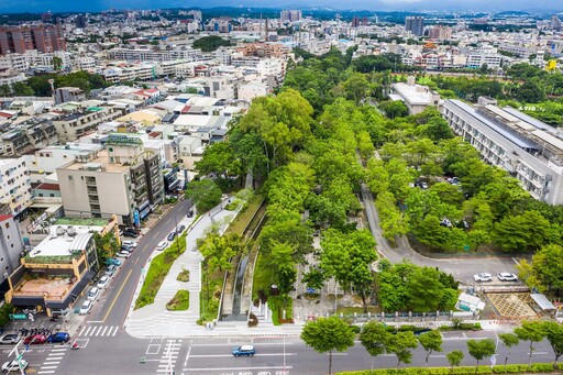 嘉市打卡亮點再+1 民生公園融合嘉大校園交織出「道將圳水綠廊道」