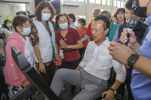 水上鄉首座「銀髮健身俱樂部」揭牌 鼓勵長輩走出家門運動