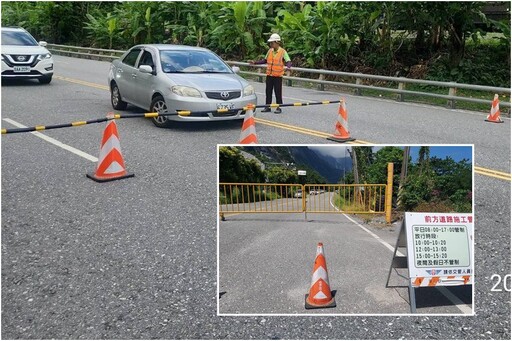 因應雙十假期交通 蘇花公路和仁-崇德路段暫停施工管制