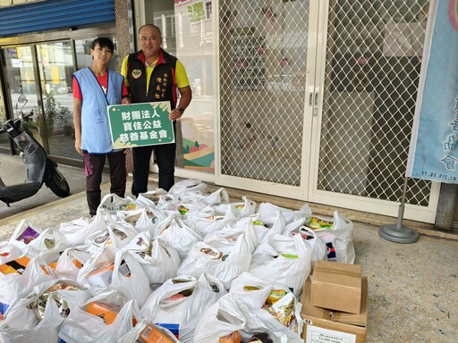 康芮颱風來襲 持修積善協會偕部落村長暖心送愛心食物包 支援弱勢家庭