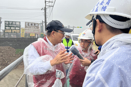 新北防颱總動員 侯友宜視察復建成果 副市長督導抽水站備戰