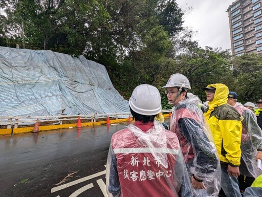 颱風來襲 劉和然視察淡水防災工程 叮囑市民留意安全