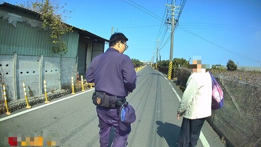 有身心障民醫院就醫迷失方向 溪湖警寒流中護送迷途民眾返家