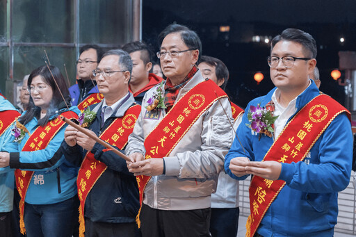 張善政出席玉皇大帝祝壽大典 祈願桃園市民平安順遂