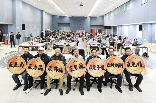 「書」出法律之美 桃園青少年書法賽熱烈開戰 王明鉅力挺傳承