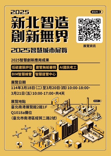 「2025智慧城市展」登場 新北市「國民老工」AI互動體驗超吸睛