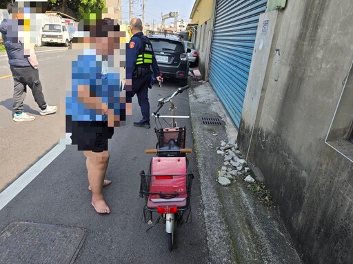 女子住家院內順手行竊腳踏車 員警獲報迅速出擊 竊賊無所遁形