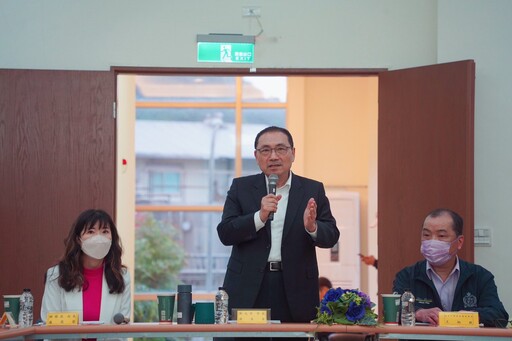 侯友宜親赴瑞芳產業園區 與企業面對面 搶先佈局國際經濟風險
