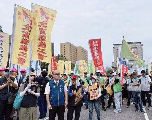 聲援勞團五一訴求 孫健萍預告號召勞工圍黨部
