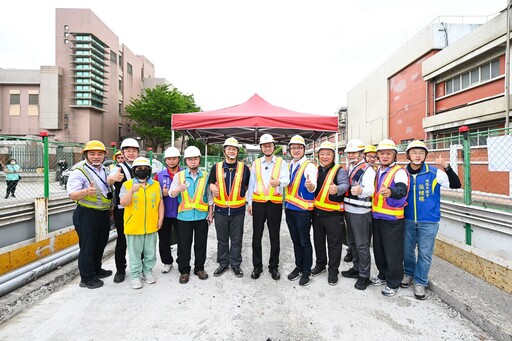 改善蘆竹淹水 張善政視察南工路下水道工程 克服困難力拚如期完工