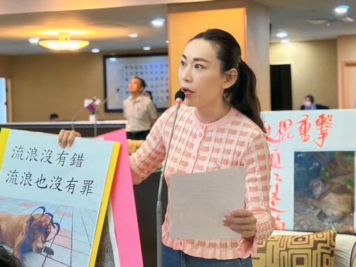 為受虐浪浪申冤 台南市議員曾之婕要求嚴辦